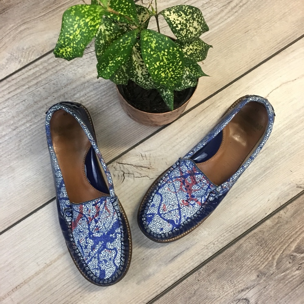 Fascini Portugal Patent Loafers Flats